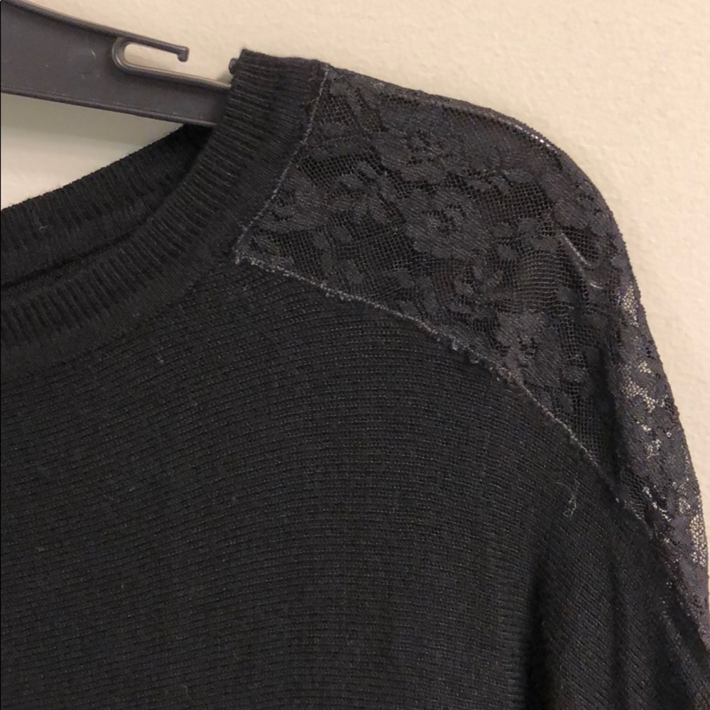 WHBM lace sweater